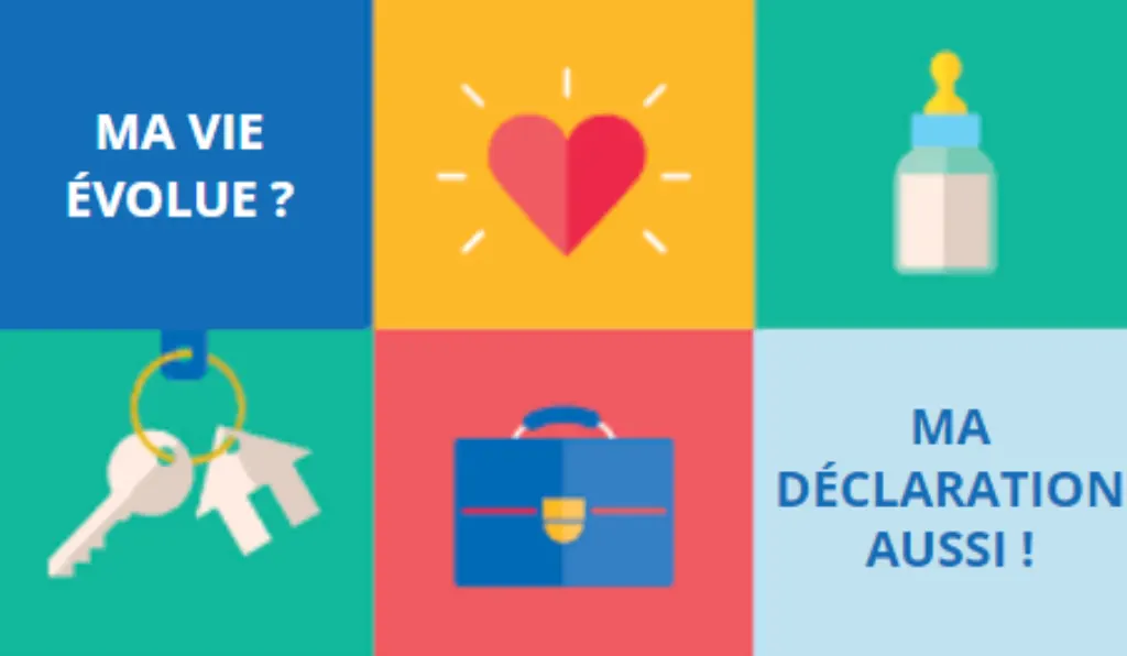 declaration des changements a la caf